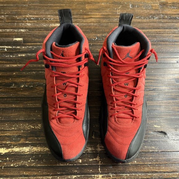 Nike Air Jordan 12 Retro "Reverse Flu Game" Red CT8013-602 Size 12 - Picture 4 of 7
